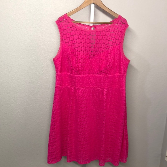 Dress Barn Dresses Pink Lace Dress Poshmark